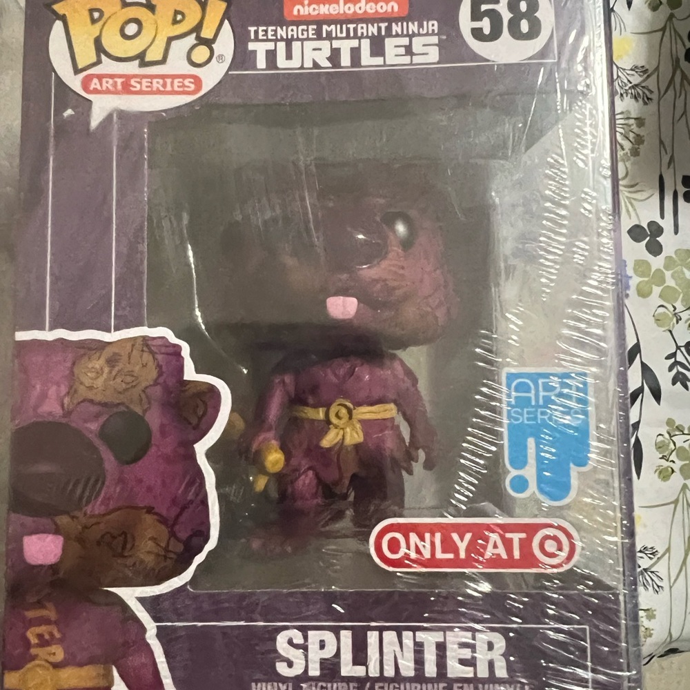 Funko Pop! Art Series Teenage Mutant Ninja Turtles Splinter Target Exclusive New